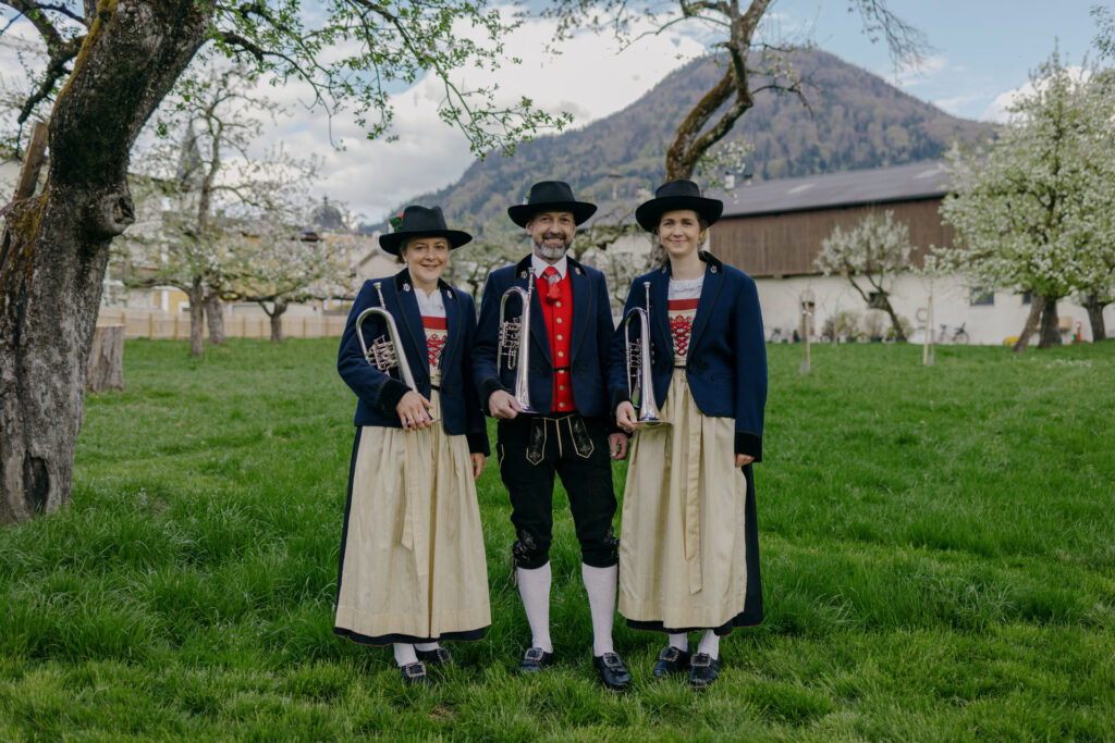 Flügelhorn: Maria Scharnagl-Prosch, Christian Gruber, Alexandra Schallhart