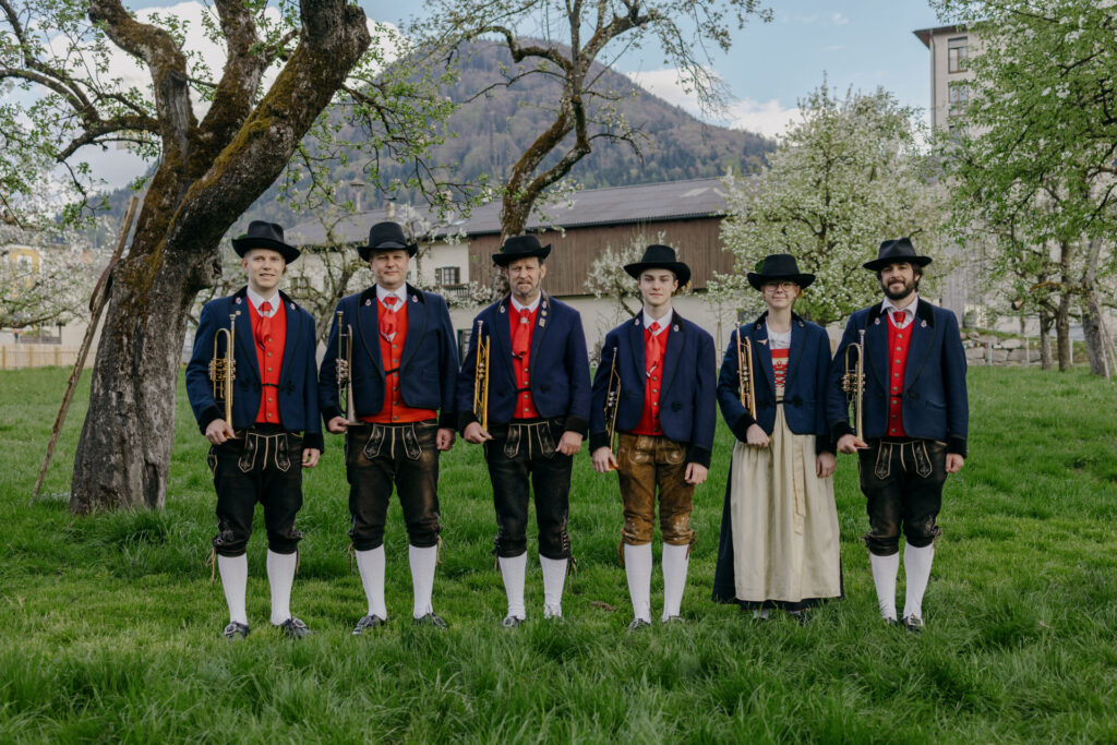 Trompete: Christoph Kaindl, Andreas Kerschbaumer, Robert Silberberger, Sebestyen Fülöp, Lea-Sophie Held, Michael Stocker