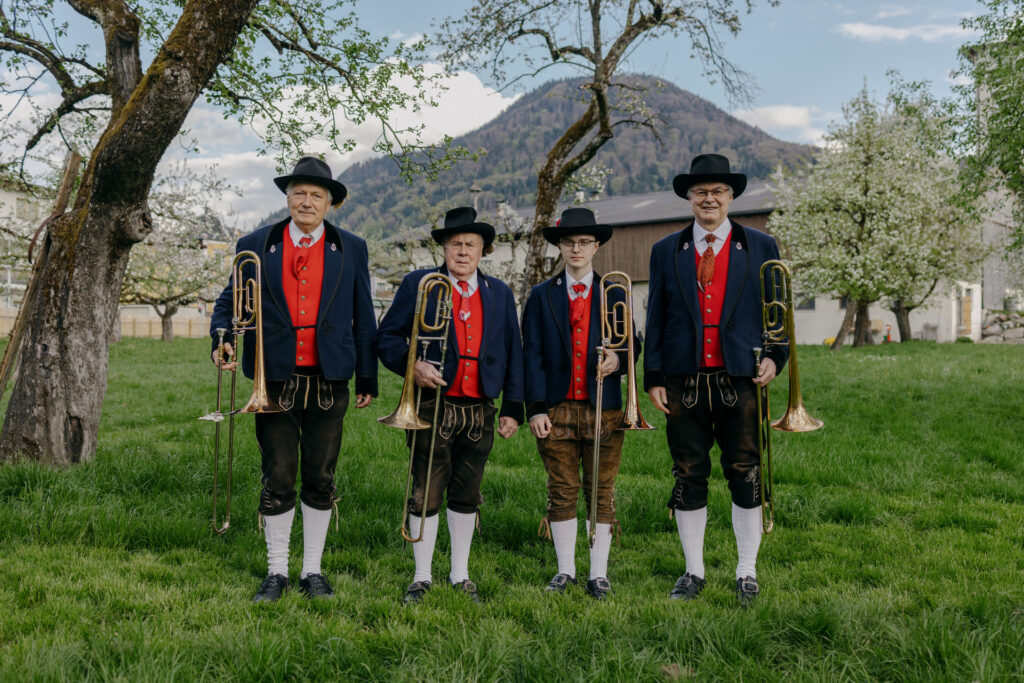 Posaune: Klaus Kuenzer, Peter Silberberger, Bertalan Fülöp, Josef Egenbauer